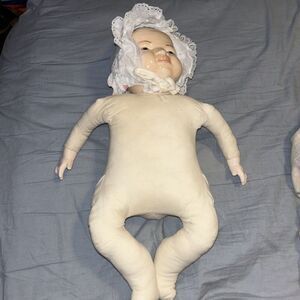 Grace Putnam Vintage Baby‎ Doll Ceramic Head With Bonnet
